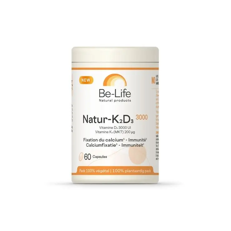 Be-Life Natur K2D3 3000 60 capsules