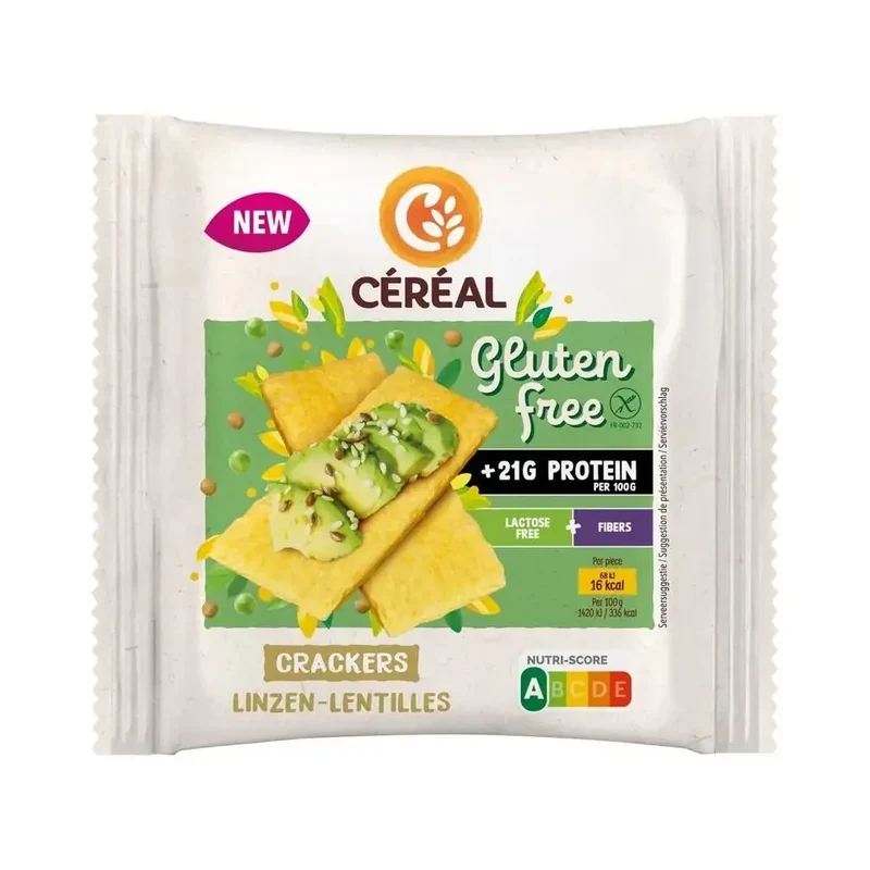 Cereal Linzen crackers gluten- en lactosevrij 100 gram