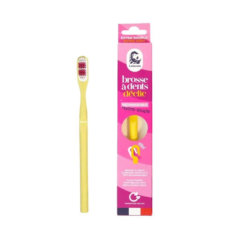 Lamazuna Toothbrush extra soft mimosa yellow