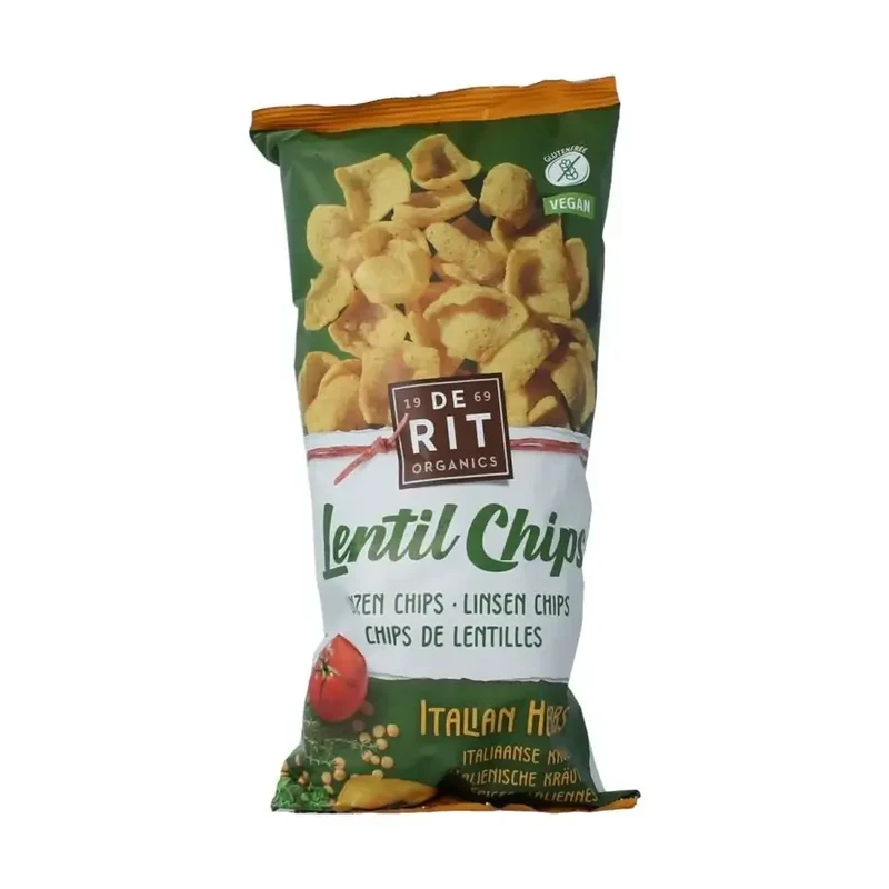 De Rit Linzenchips Italian herbs biologisch 75 gram
