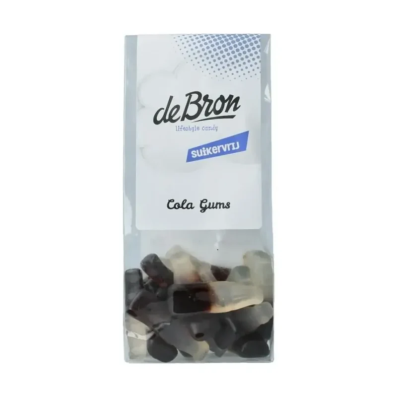 De Bron Cola gums suikervrij 90 gram