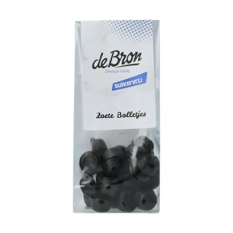 De Bron Zoete bolletjes suikervrij 90 gram