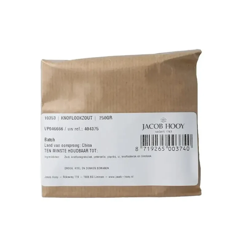 Jacob Hooy Knoflookzout 250 gram