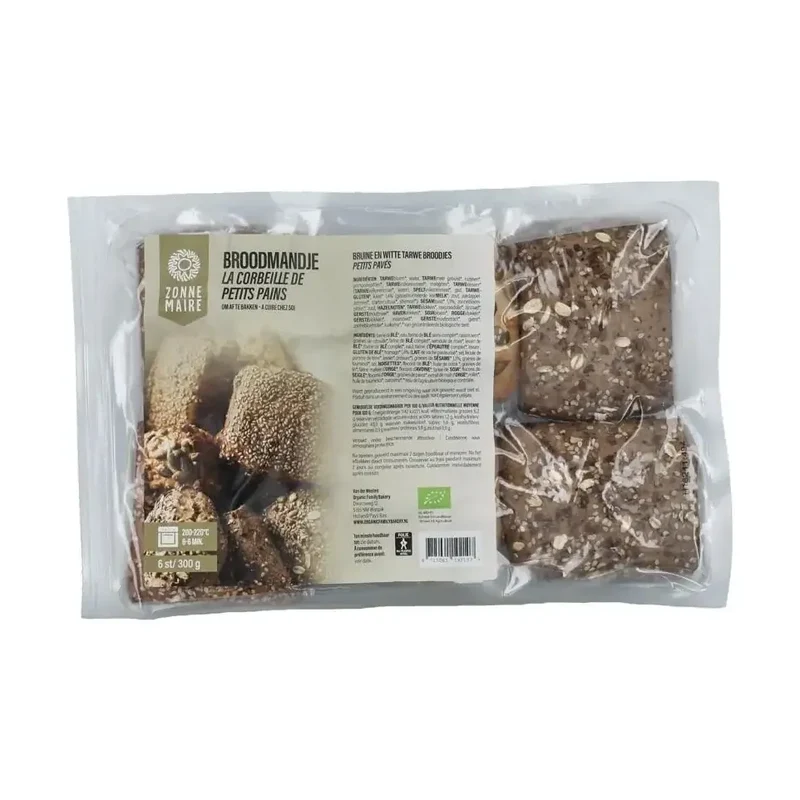 Zonnemaire broodmandje zav biologisch 6 stuks