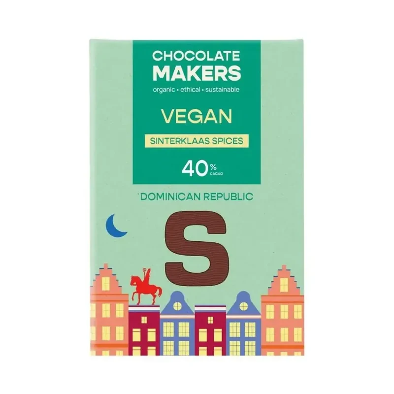 Chocolatemakers Sintletter melk vega biologisch 100 gram