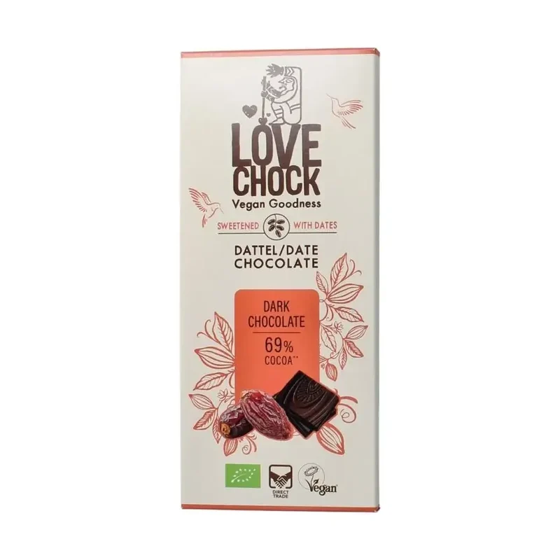 Lovechock Dark chocolate biologisch 70 gram