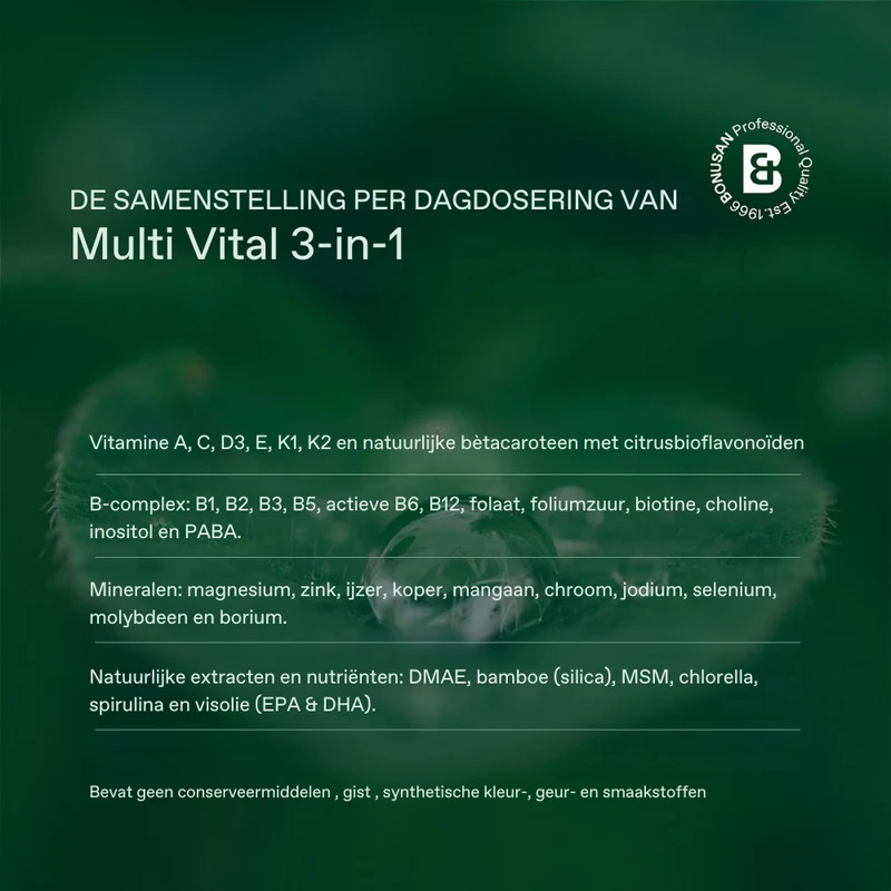Bonusan Multi vital 3-in-1 28 dagdoses