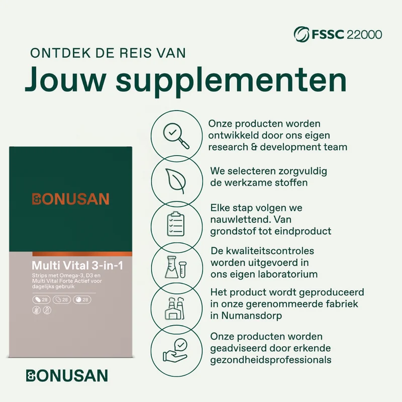 Bonusan Multi vital 3-in-1 28 dagdoses