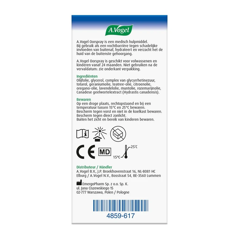 A.Vogel Oorspray oorsmeer 10 ml
