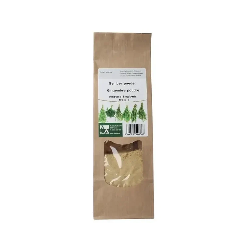 Marma Gember wortelstok poeder 100 gram