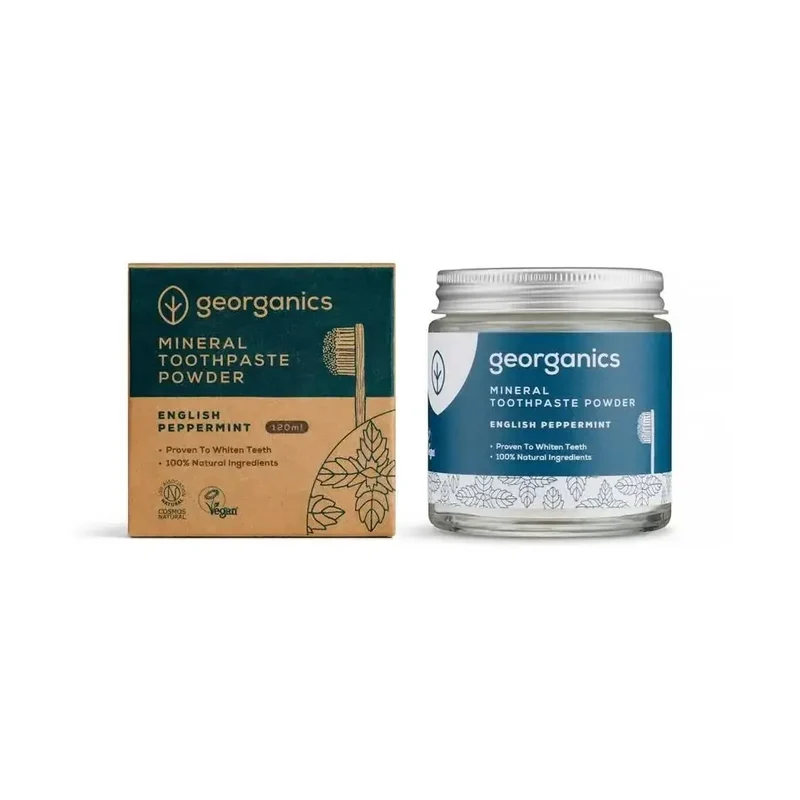 Georganics Mineral toothpaste powder english peppermint 60 ml