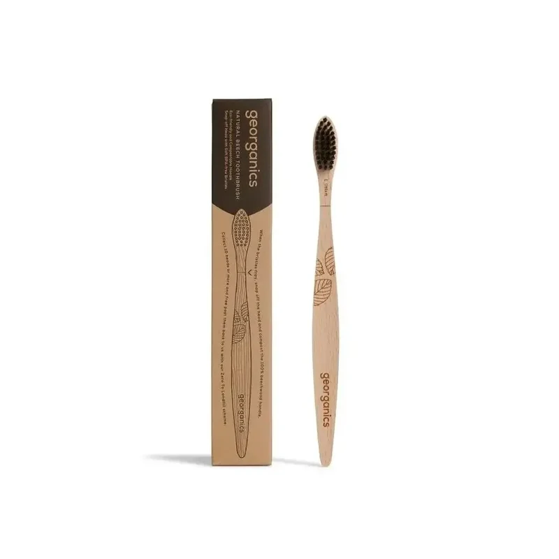Georganics Toothbrush soft beechwood