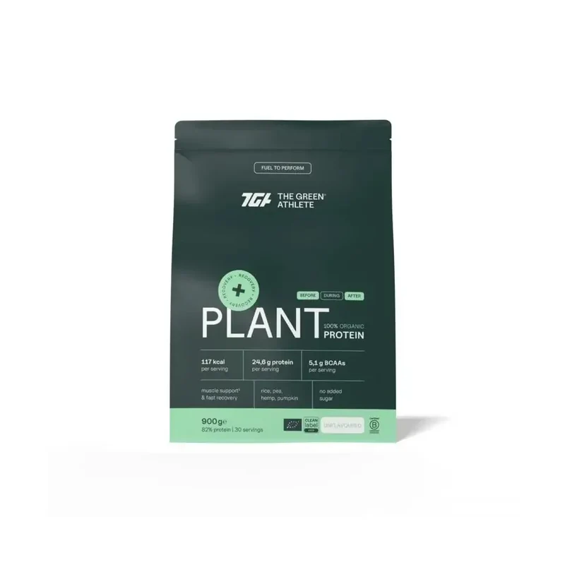 Green Athlete Whey plant protein natural biologisch 900 gram