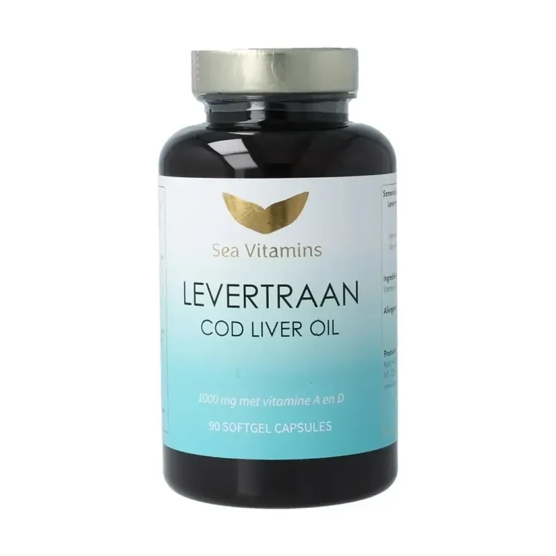 Sea Vitamins Levertraan 90 softgels