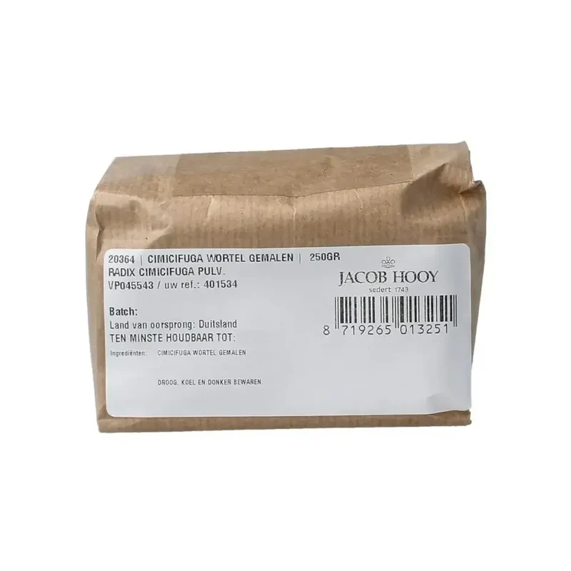 Jacob Hooy Cimicifuga wortel gemalen 250 gram