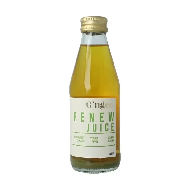 G'nger Renew groentesap met 61% groenten 200 ml