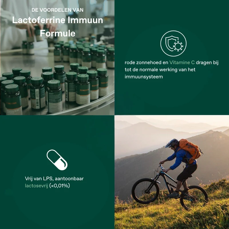 Bonusan Lactoferrine Immuun formule 30 capsules