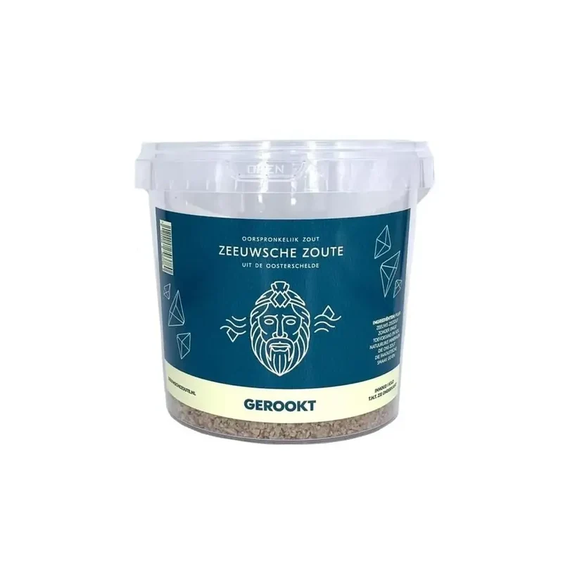 Zeeuwsche Zoute Zout gerookt emmer 1 kg