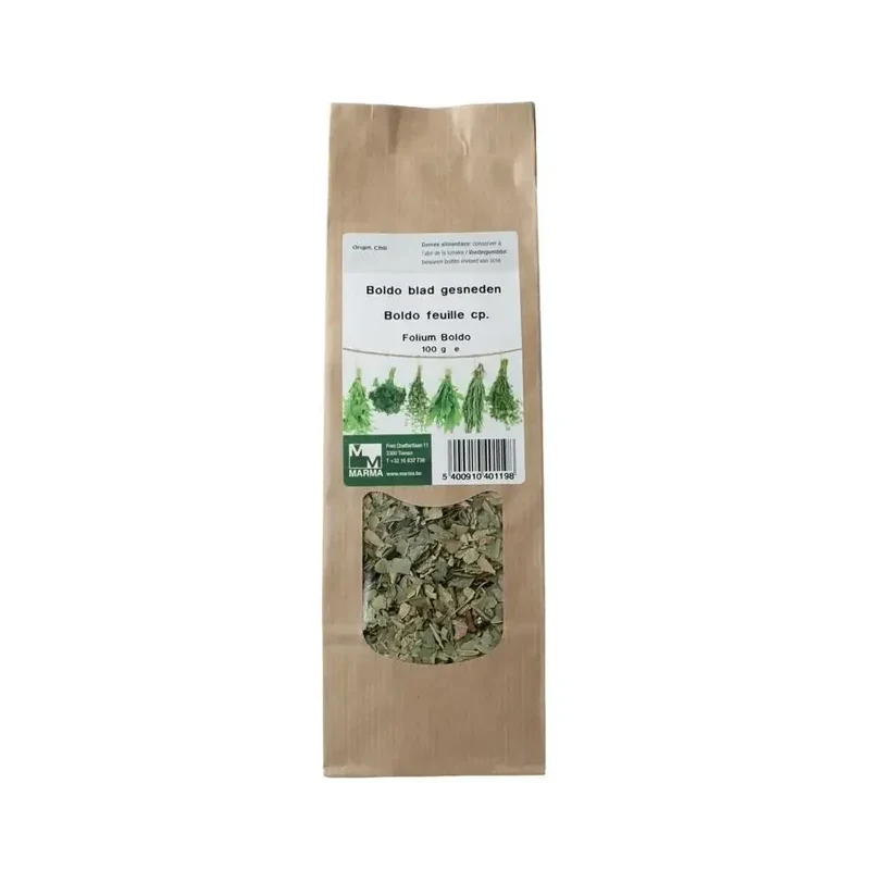 Marma Boldo blad gesneden 100 gram
