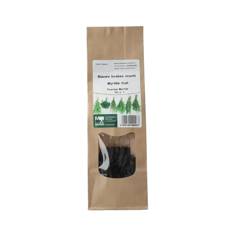 Marma Blauwe bosbes vrucht 100 gram