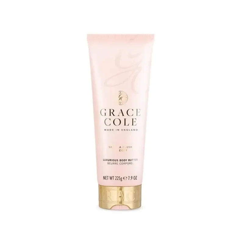 Grace Cole Vanilla blush & peony body butter 225 gram