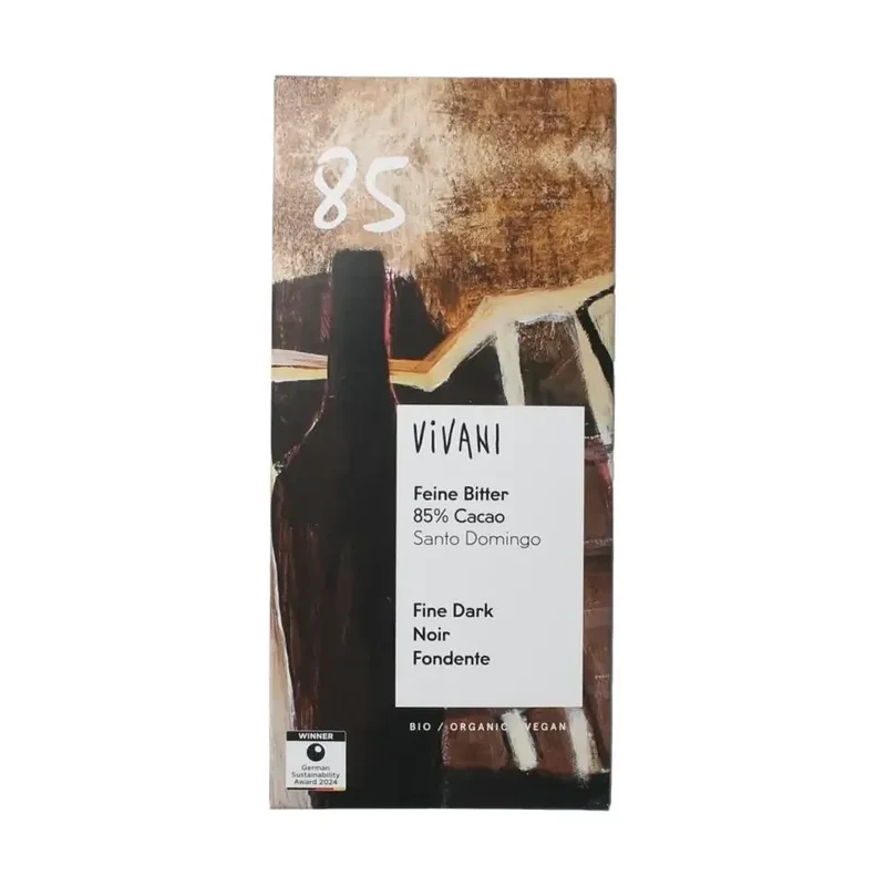 Vivani fine dark 85% biologisch 80 gram