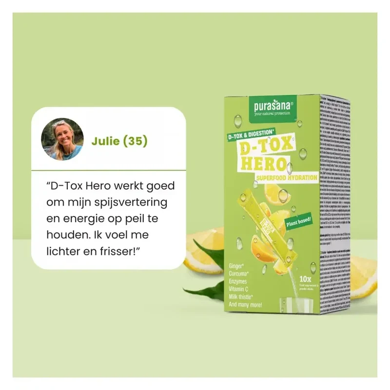 Purasana Hydration superfoods d-tox hero 45 gram