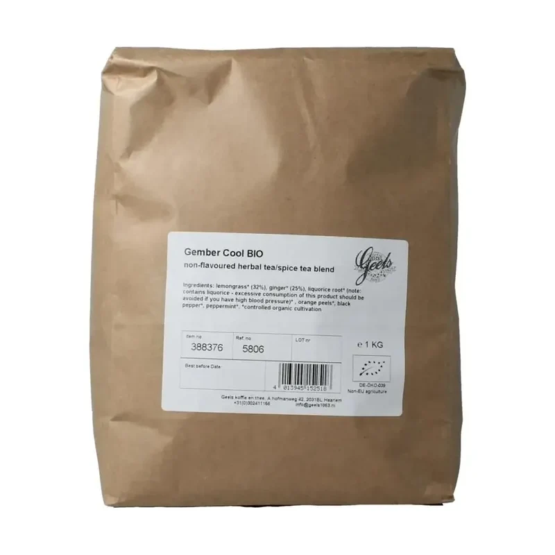 Geels koffie en thee Ayur la vie gember cool biologisch 1 kg