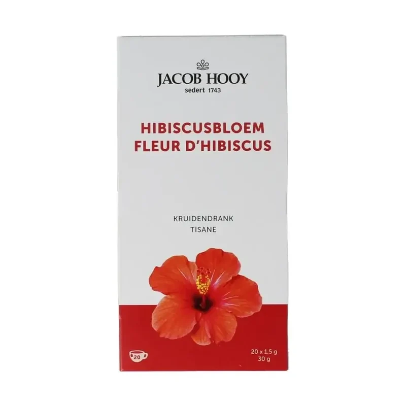 Jacob Hooy Kruidendrank hibiscus 20 zakjes