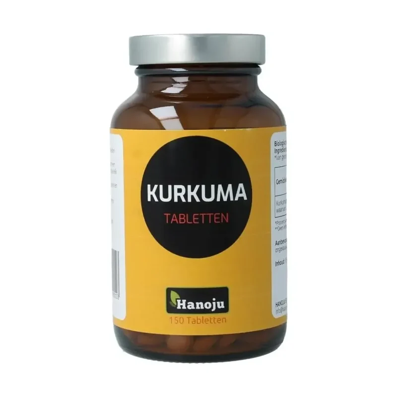 Hanoju Kurkumapoeder 500 mg 150 tabletten