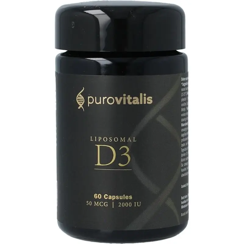 Purovitalis Liposomal vitamine D3 60 vcaps