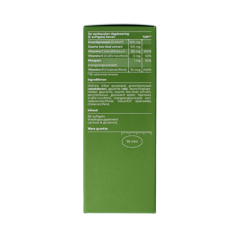 Synofit GLMax 3-in-1 groenlipmossel 60 softgels