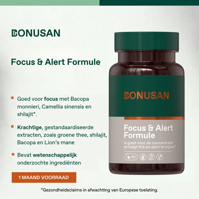 Bonusan Focus en Alert formule 40 capsules