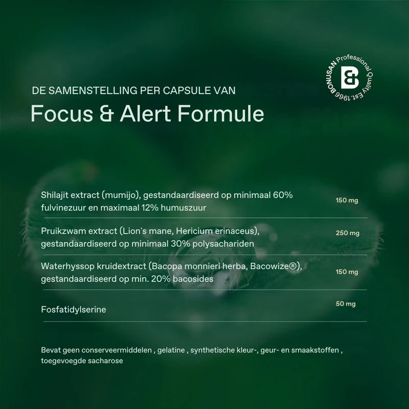 Bonusan Focus en Alert formule 40 capsules
