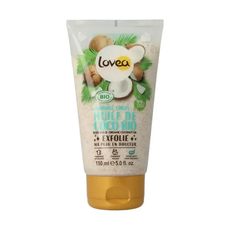 Lovea Bodyscrub coconut oil dry skin organic 150 ml