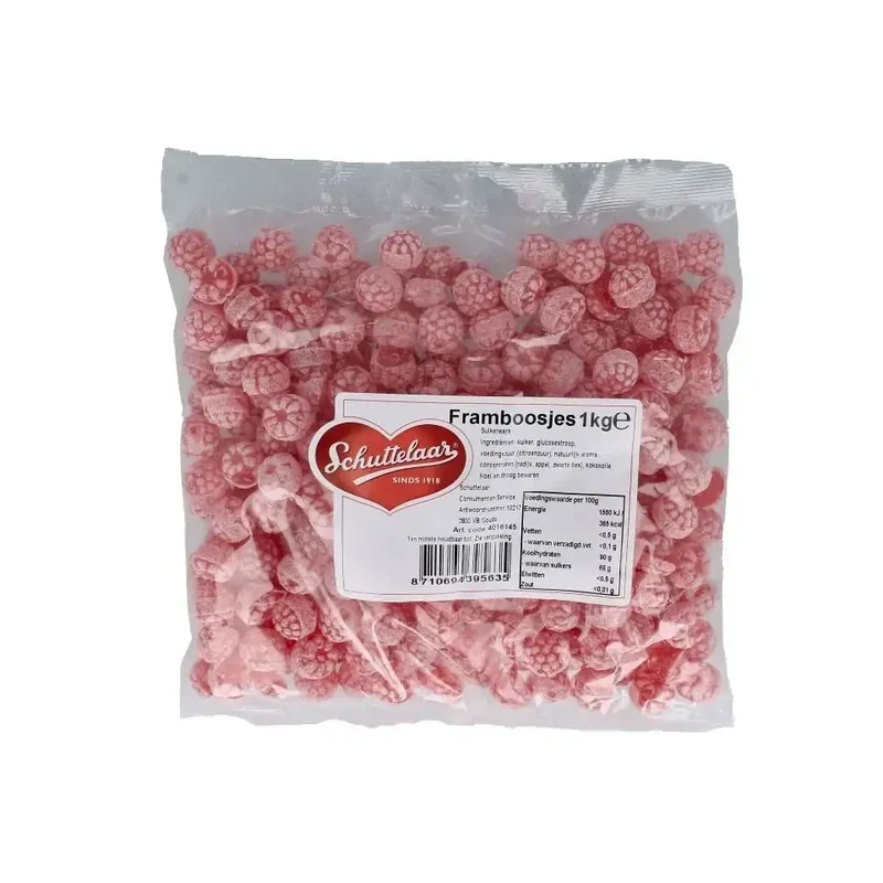 Schuttelaar Framboosjes 1 kg