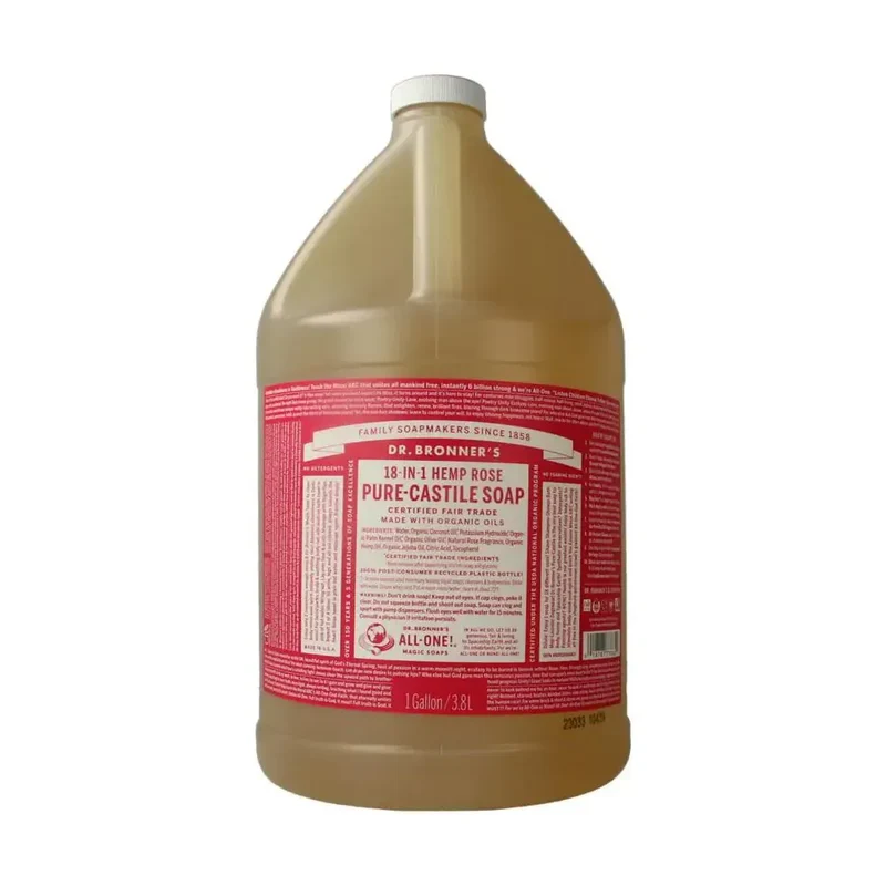 Dr Bronners bronners liquid soap roos 3785 ml