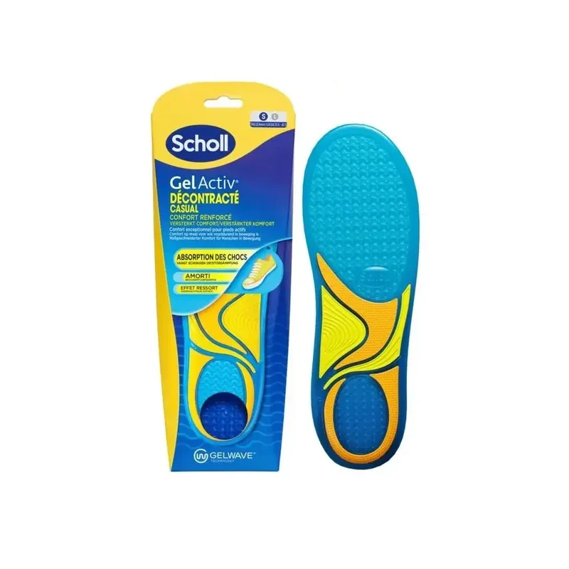 Scholl Casual gel activ inlegzolen maat S 35.5-40.5 1 paar