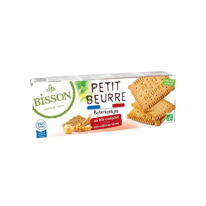 Bisson Granenbiscuits 100% volkoren bio 150 gram