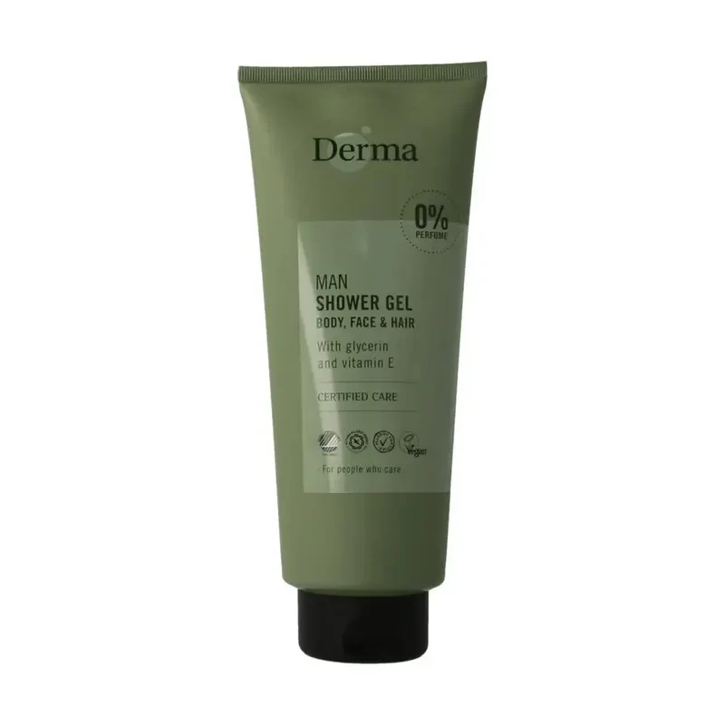 Derma Man douchegel body & face 350 ml