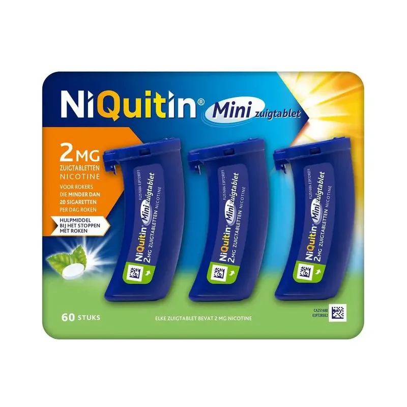 Niquitin Zuigtablet mini mint 60 zuigtabletten