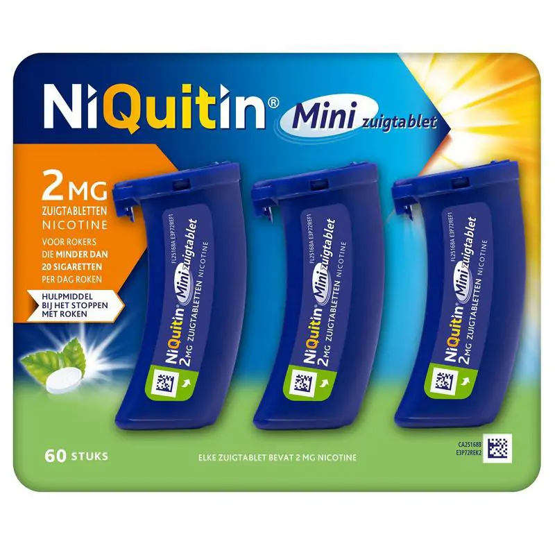Niquitin Zuigtablet mini mint 60 zuigtabletten