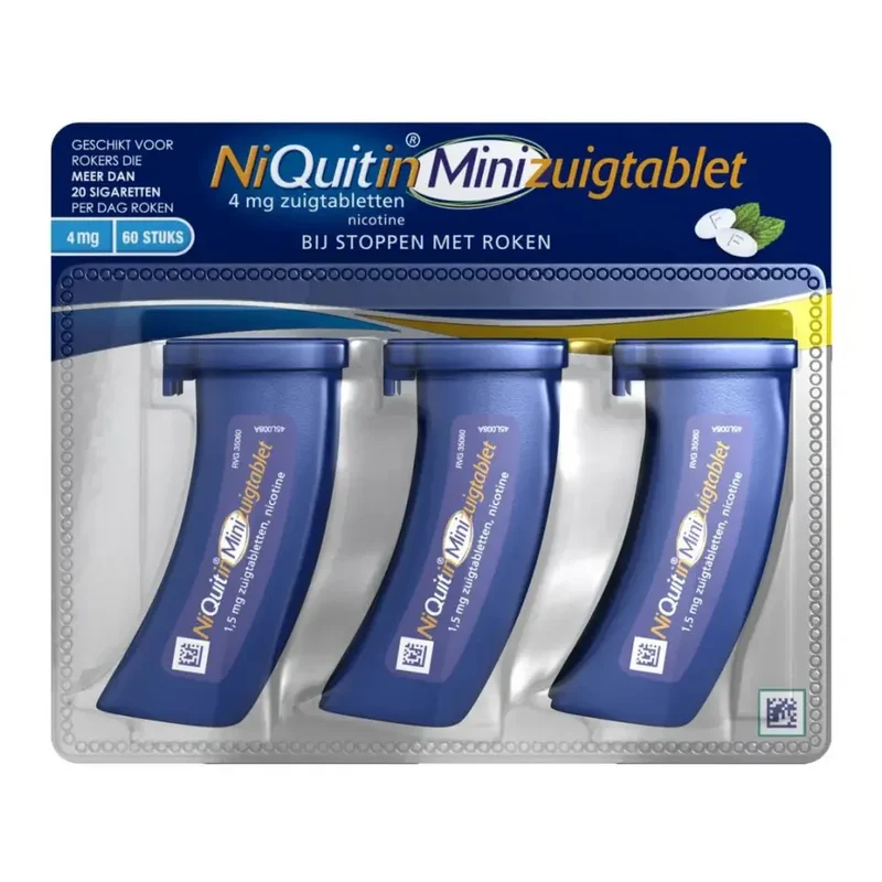Niquitin Zuigtablet mini mint 60 zuigtabletten