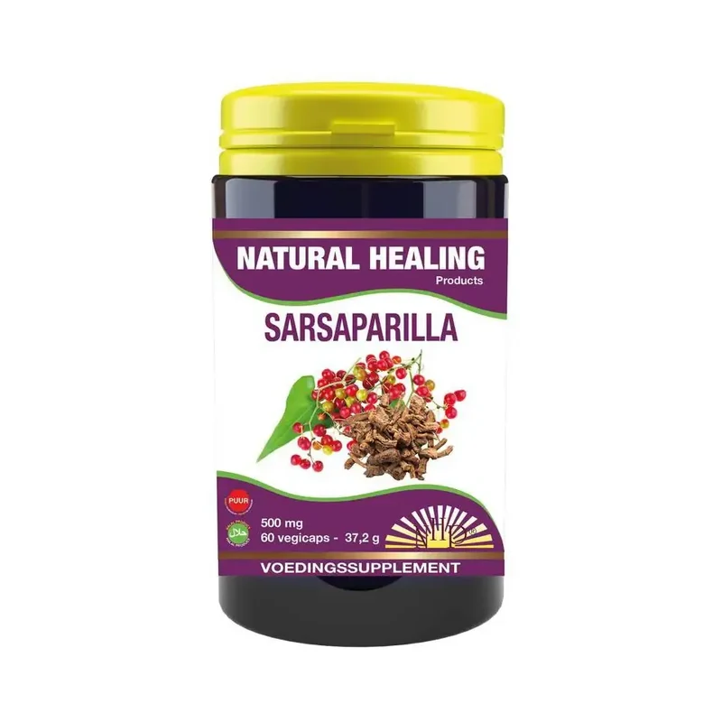 NHP Sarsaparilla 500 mg puur 60 vcaps