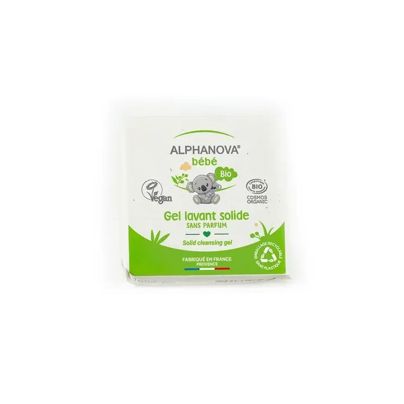Alphanova Solid cleansing gel baby 100 gram