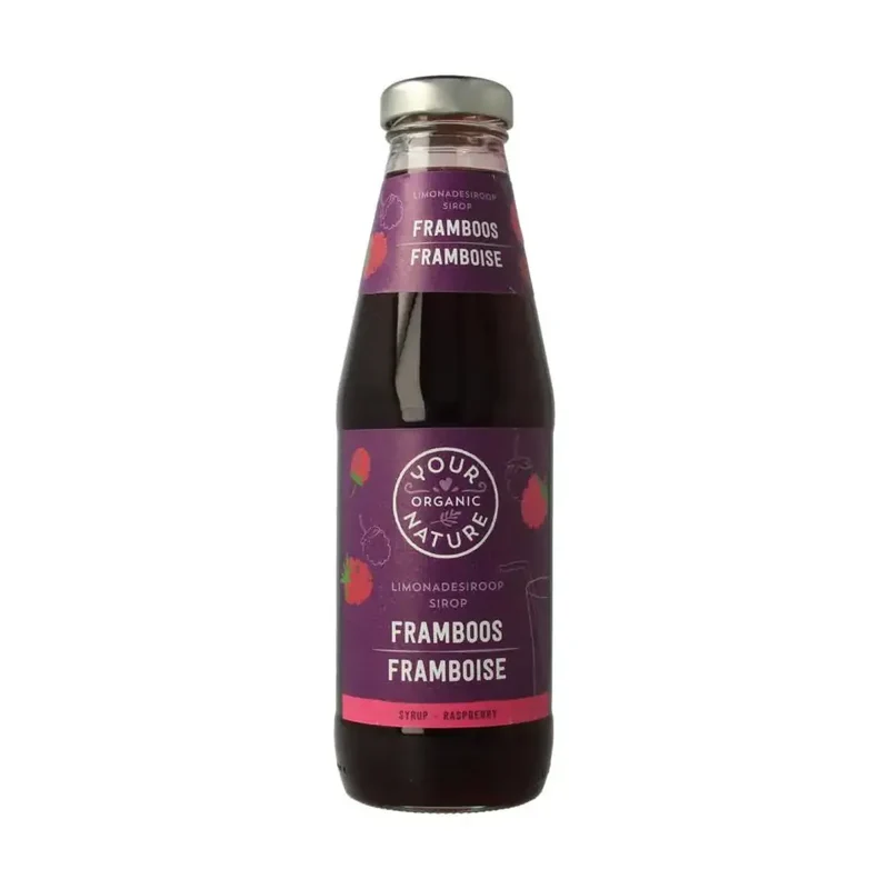Your Organic Nature Limonadesiroop framboos 500 ml
