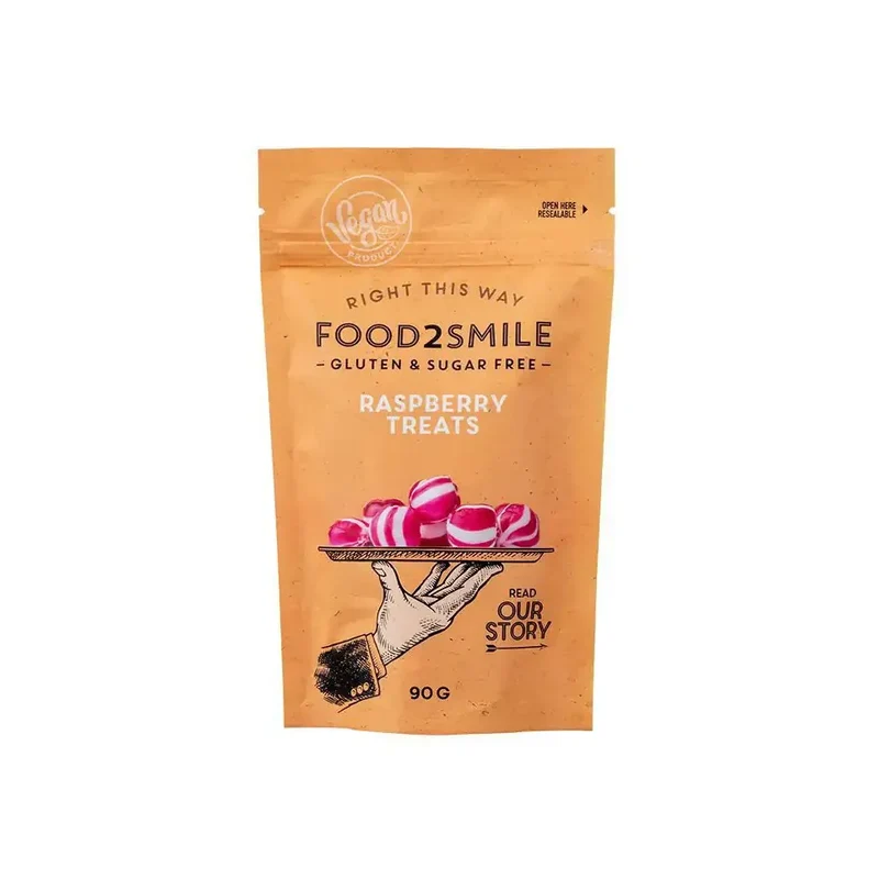Food2Smile Raspberry treats 90 gram