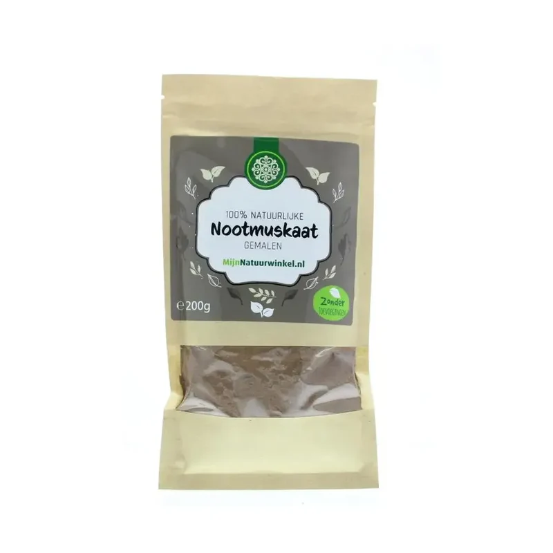 Mijnnatuurwinkel Nootmuskaat gemalen 200 gram
