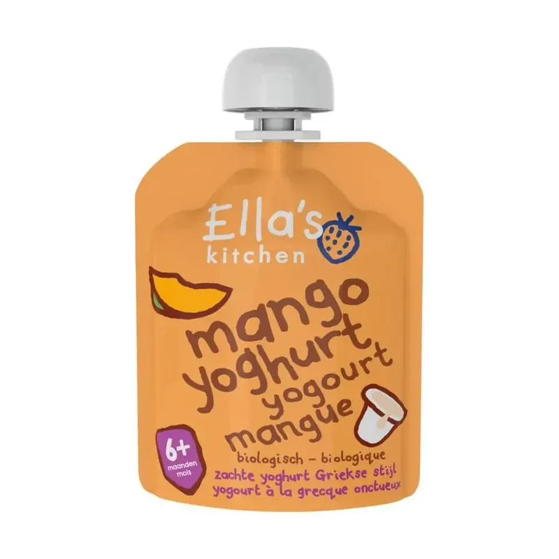 Ella's Kitchen Mango yoghurt griekse stijl 6+ maanden 90 gram