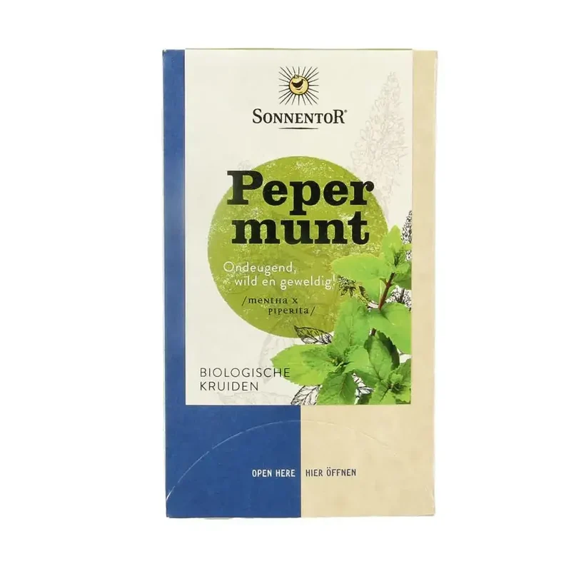 Sonnentor Pepermunt thee 18 zakjes